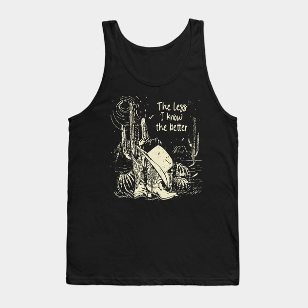 It Feels Like I Only Go Backwards Cactus Deserts Tank Top by KatelynnCold Brew